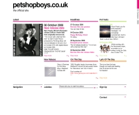 เพ็ท ชอป บอยส์ : Pet Shop Boys  - petshopboys.co.uk/