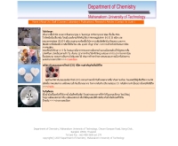 ภาควิชาเคมี คณะวิทยาศาสตร์ มหาวิทยาลัยเทคโนโลยีมหานคร  - mut.ac.th/~chem_s