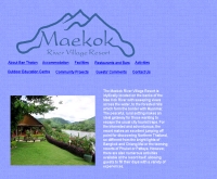 แม่กก ริเวอร์วิลเลจ รีสอร์ท - maekok-river-village-resort.com