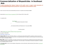 ไบโอเพสติไซด์ส์ - เซาท์อีสท์ เอเชีย - biopesticides-seasia.net