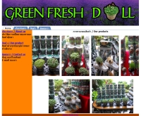 Green Fresh Doll ตุ๊กตาต้นไม้ - greenfreshdoll.com