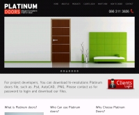 ประตูโมเดิร์นดีไซน์ Platinum Door - platinumdoor.com